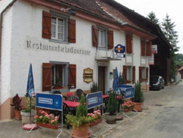 Auberge Restaurant Couronne Beurnevésin Kültér fotó